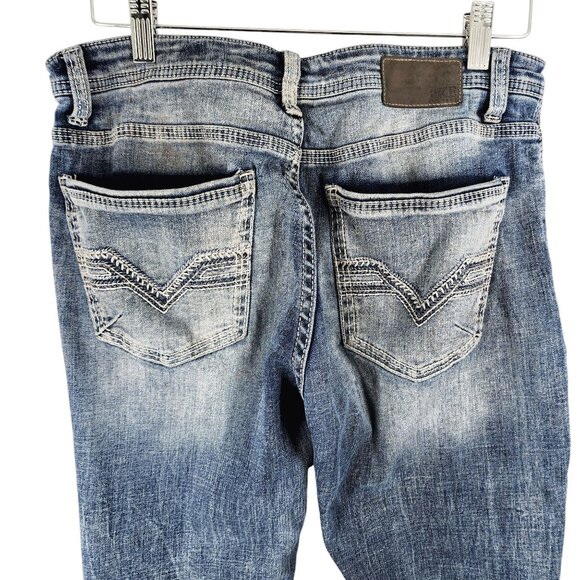 BKE Jeans Tyler Straight Leg Relaxed Fit Jeans Mens Size 31 x 32 Blue - Picture 6 of 13